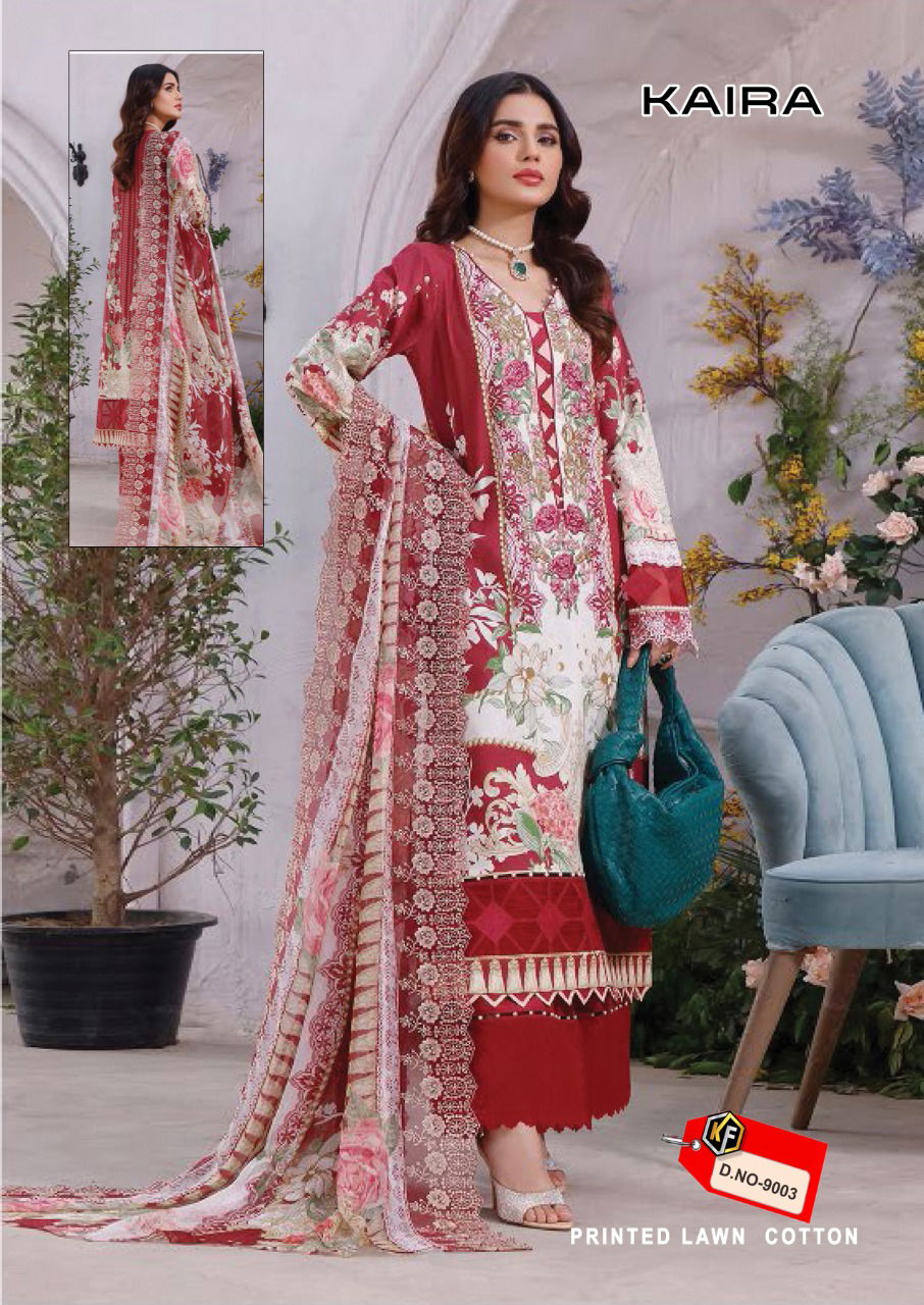  KAIRA 9 Heavy Law Printed Casual Wear Designer Karachi Dress Material Collection